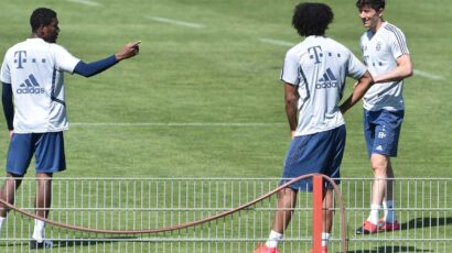 EL DIVERTIDO ENTRENAMIENTO DEL BAYERN MÚNICH