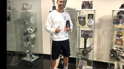 CRISTIANO RONALDO VISITÓ CLUB DONDE SE INICIÓ
