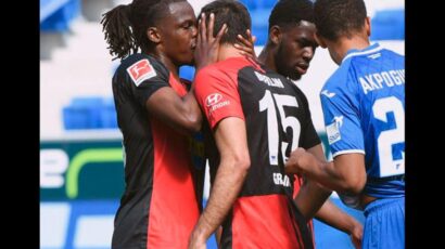 JUGADORES DEL HERTHA BERLÍN ROMPEN PROTOCOLO EN CELEBRACIÓN DE GOL