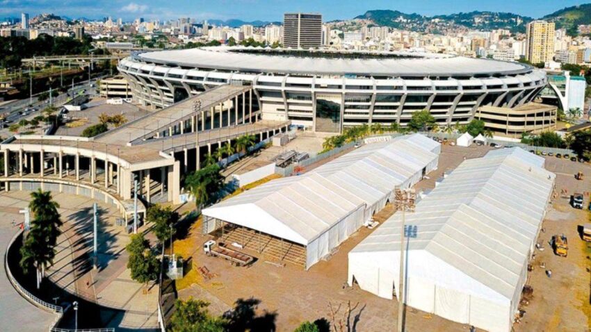 ESTADIO MARACANÁ SE CONVIRTIÓ EN HOSPITAL