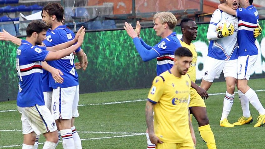 4 JUGADORES DE LA SAMPDORIA SE CURAN DEL CORONAVIRUS