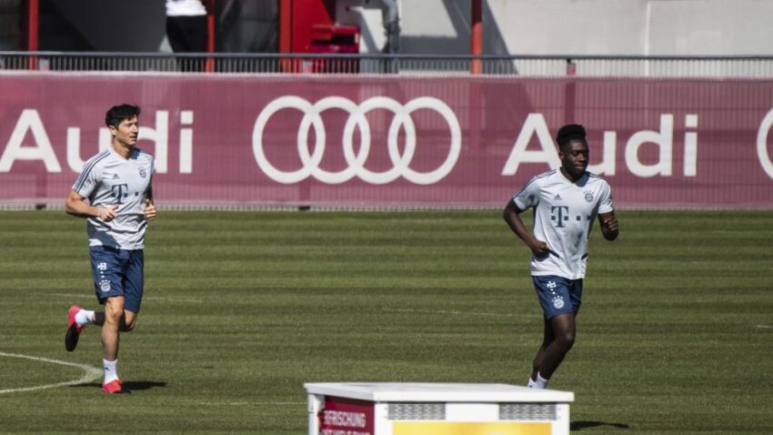 EL BAYERN MÚNICH CONTINÚA CON LOS ENTRENAMIENTOS