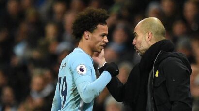 SANÉ AGRADECE A GUARDIOLA POR LO ENSEÑADO