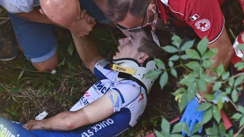 SE RECUPERA REMCO EVENEPOEL DE SU ESTREPITOSA CAÍDA