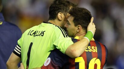 LIONEL MESSI SE DESPIDIÓ DE IKER CASILLAS