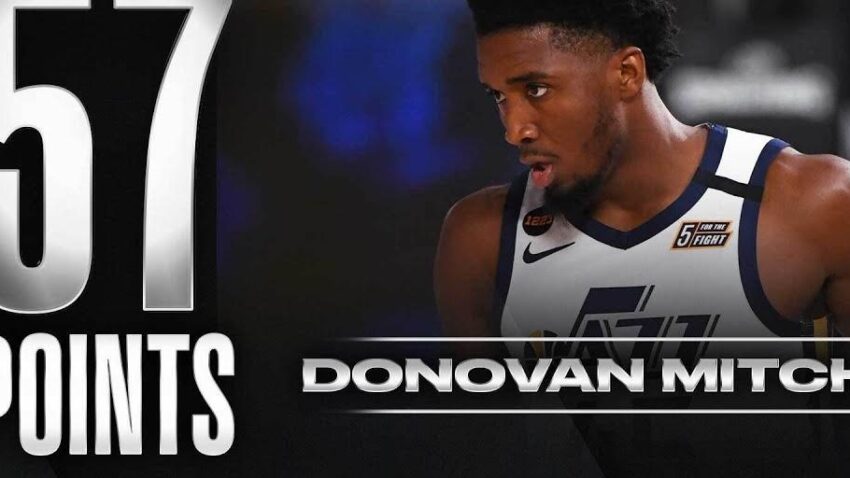 DONOVAN MITCHELL MEJOR TERCER PUNTAJE EN LOS PLAYOFFS