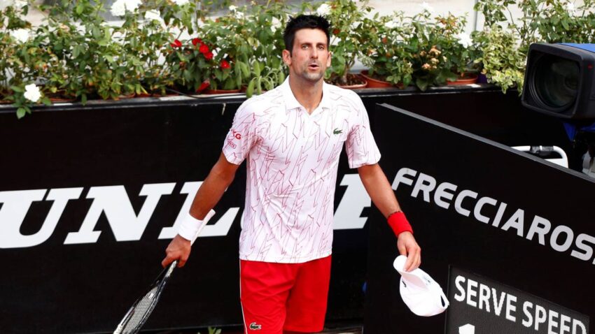 DJOKOVIC GANA CON DUDAS EN EL MASTERS 1000 DE ROMA