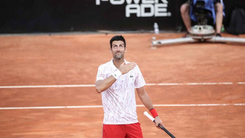 NOVAK DJOKOVIC A LA FINAL DEL MASTERS DE ROMA