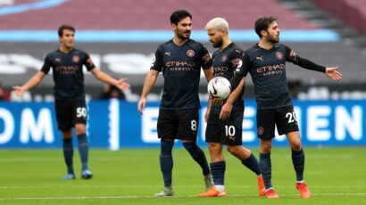 PREMIER LEAGUE: WEST HAM 1-1 MANCHESTER CITY