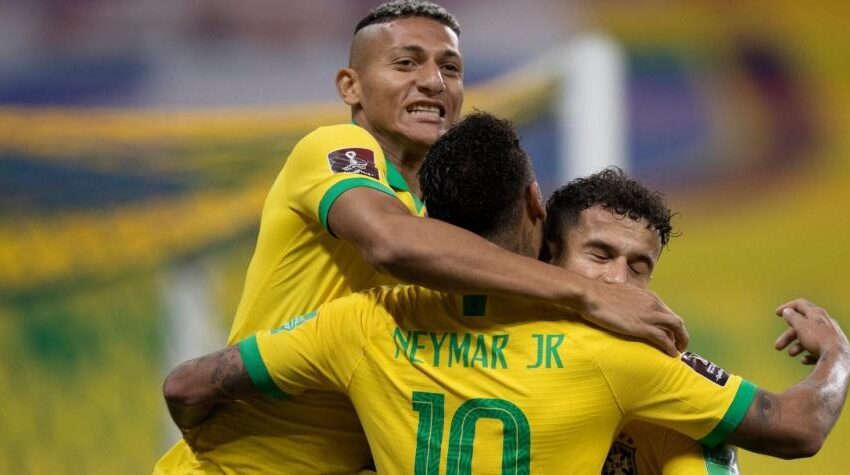 UN PASEO: BRASIL GOLEA A BOLIVIA