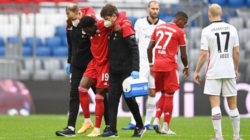 DAVIES SE LESIONA AL MINUTO