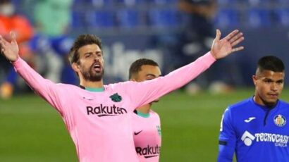 PIQUÉ:»QUE POCA SANGRE»