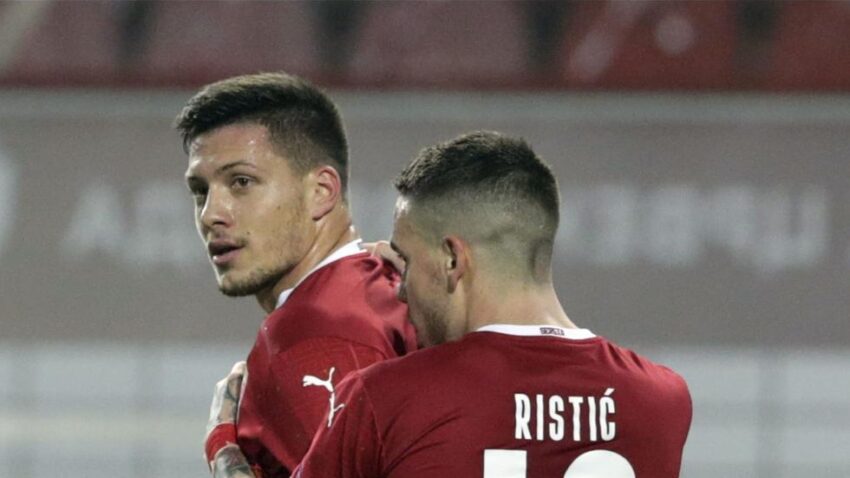 SERBIA GOLEA A RUSIA POR 5-0 CON DOBLETE DE LUKA JOVIC