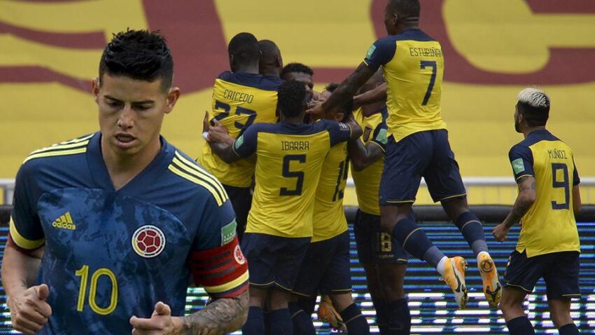 APLASTANTE DERROTA DE COLOMBIA A MANOS DE ECUADOR POR 6-1 EN QUITO