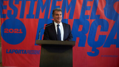 LAPORTA: «TENEMOS CONTACTO CON LEO»