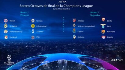 ASÍ QUEDARON LOS EQUIPOS PARA EL SORTEO DE OCTAVOS