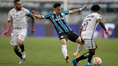 GREMIO Y SANTOS IGUALARON EN PARTIDO DE IDA
