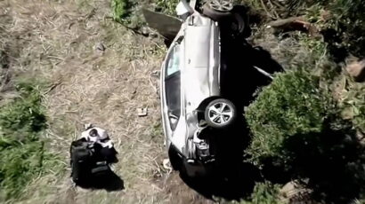 TIGER WOODS ES OPERADO TRAS ACCIDENTE