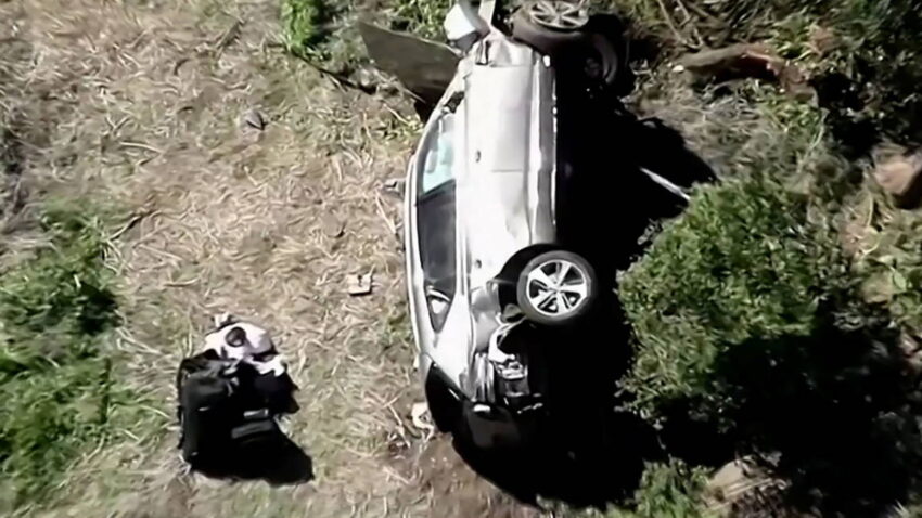 TIGER WOODS ES OPERADO TRAS ACCIDENTE