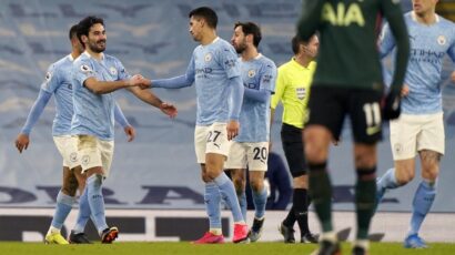 MANCHESTER CITY GOLEA AL TOTTENHAM