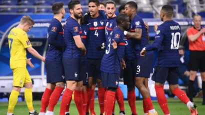 FRANCIA NO PUEDE CON UCRANIA Y EMPATAN 1-1