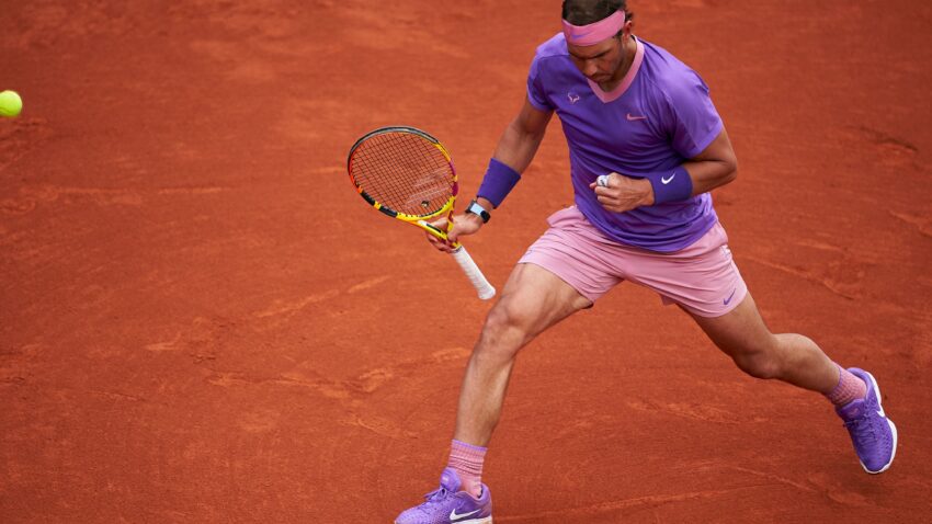 NADAL TUVO TRABAJO EN EL ATP DE BARCELONA