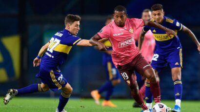 BOCA IGUALA CON BARCELONA EN LA BOMBONERA
