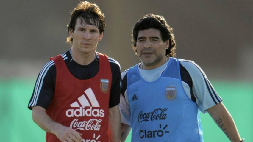 MESSI HABLA DE MARADONA DESPUES DE PARTIDO