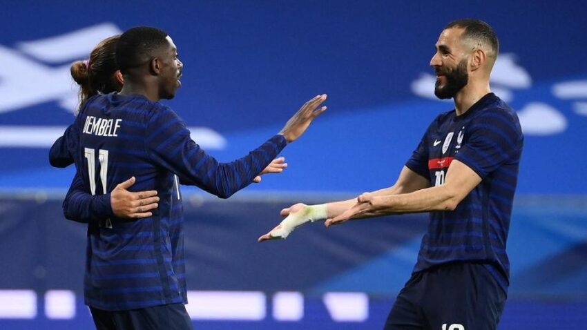 BENZEMA VOLVIÓ EN LA GOLEADA DE FRANCIA