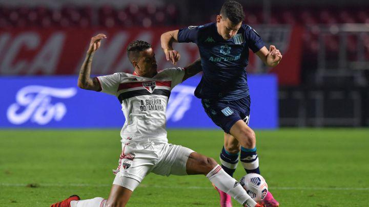 RACING SACA EMPATE ANTE SAO PAULO