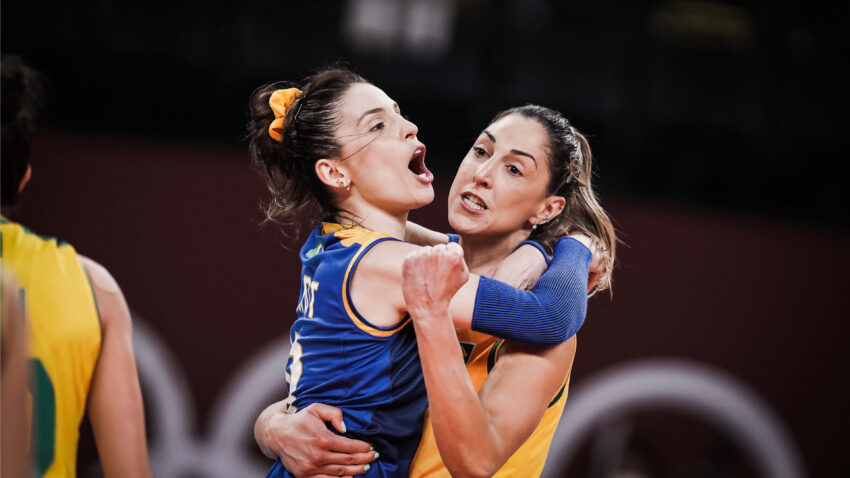 BRASIL Y ESTADOS UNIDOS A SEMIS DEL VÓLEY FEMENINO