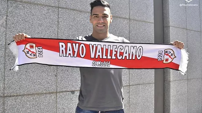 EL EXTRAÑO DORSAL QUE USARÁ FALCAO EN EL RAYO VALLECANO