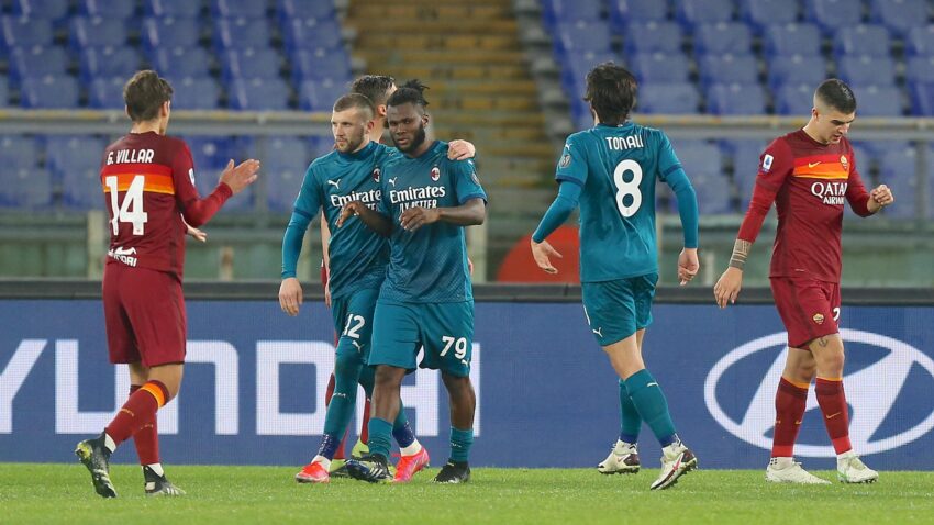 MILAN SE QUEDÓ CON EL CLÁSICO ANTE LA ROMA