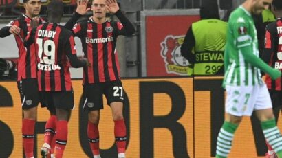 GOLEADA ROTUNDA DEL LEVERKUSEN AL BETIS