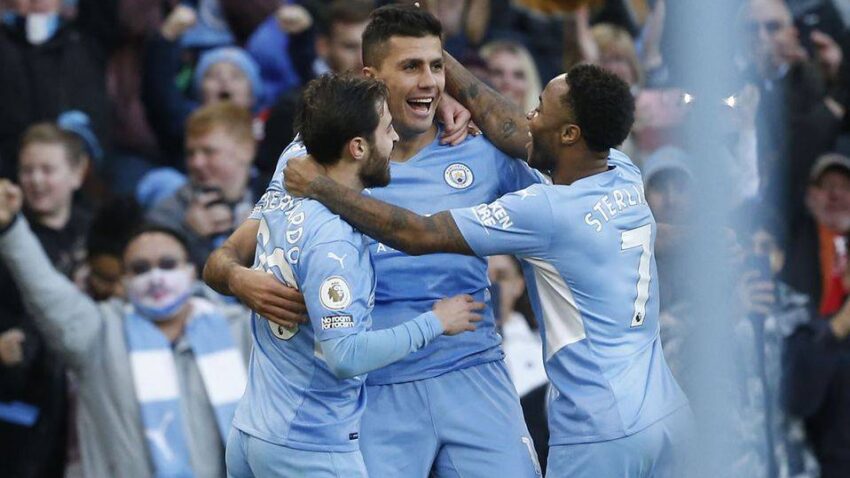 MANCHESTER CITY GOLEÓ AL EVERTON