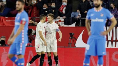 SEVILLA VENCE SOBRE LA HORA AL ATLÉTICO DE MADRID