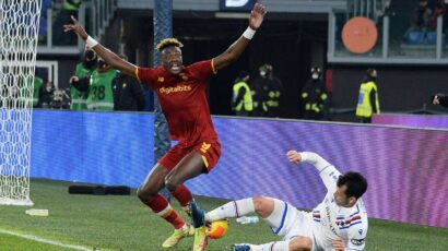 SAMPDORIA Y ROMA IGUALARON A UNO