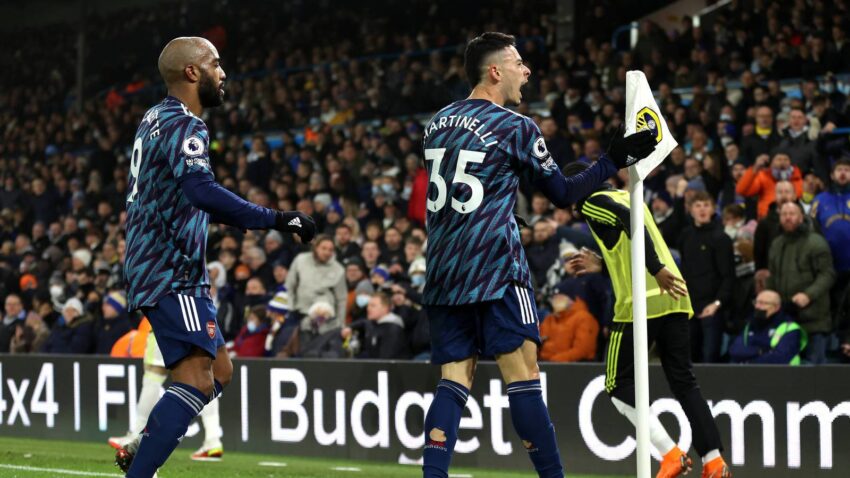 GOLEADA DEL ARSENAL AL LEEDS UNITED