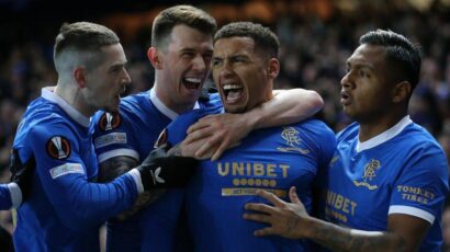 EL RANGERS GOLEÓ AL ESTRELLA ROJA