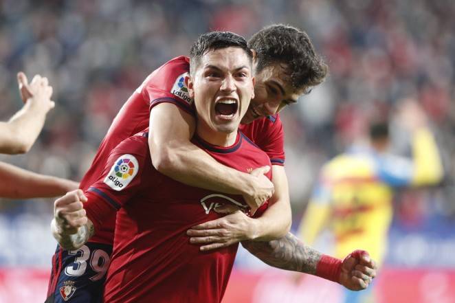 OSASUNA PASÓ POR ENCIMA AL LEVANTE