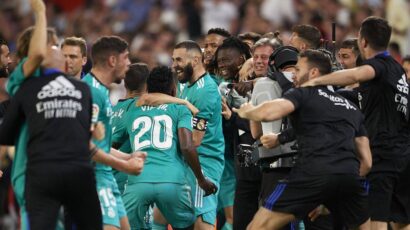 GOLPE EN ESPAÑA CON LA REMONTADA DEL REAL MADRID