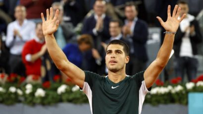 ALCARAZ DEBUTA CON TRIUNFO EN MADRID