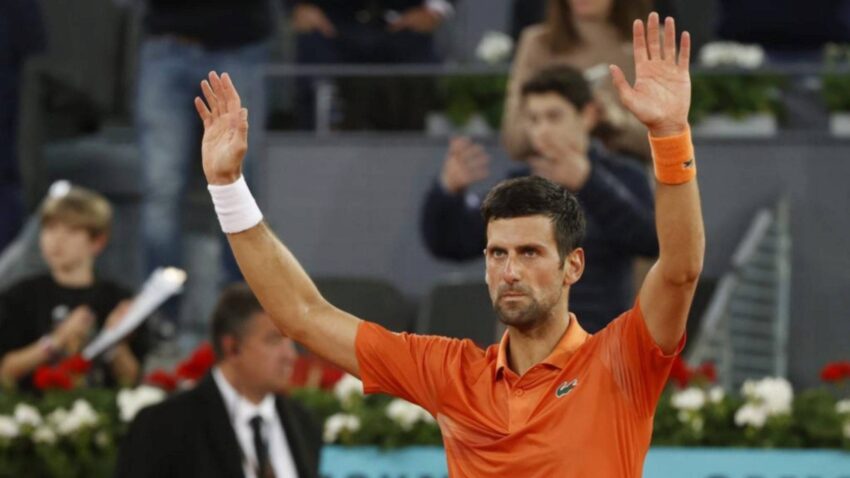 DJOKOVIC SUPERA A MONFILS EN MADRID