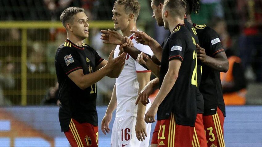 LA SELECCIÓN DE BÉLGICA LE DIO UNA PALIZA A POLONIA