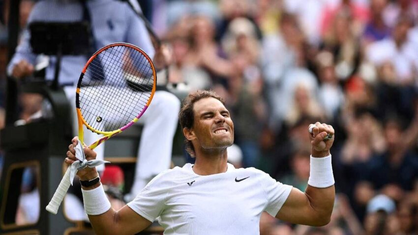 NADAL TUVO TRABAJO PARA GANAR EN WIMBLEDON