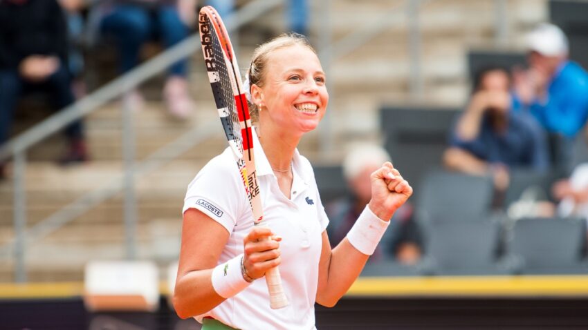 ANETT KONTAVEIT A LA FINAL DE HAMBURGO