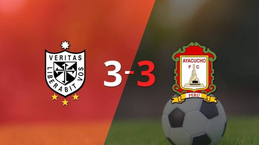 GRAN DUELO EN EL 3-3 ENTRE LA SAN MARTÍN Y AYACUCHO