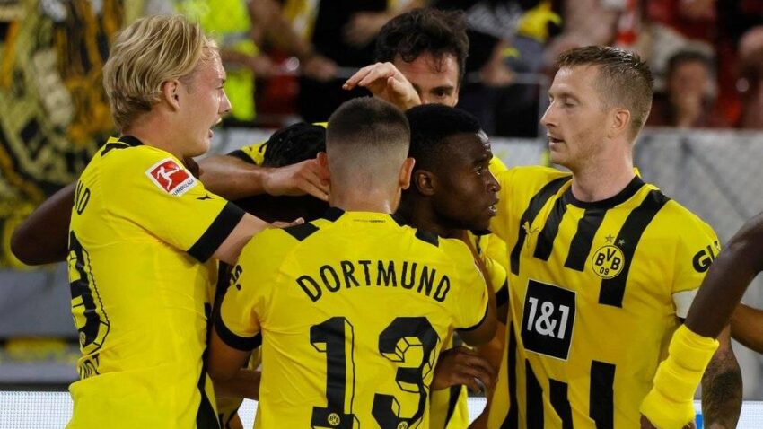 DORTMUND LOGRÓ DARLO VUELTA EN LOS ÚLTIMOS MINUTOS