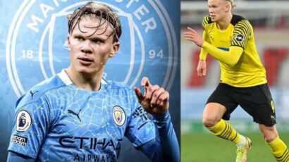 ERLING HAALAND Y EL CITY RECIBEN AL DORTMUND