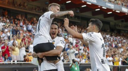 GRAN GOLEADA DEL VALENCIA ANTE EL CELTA DE VIGO